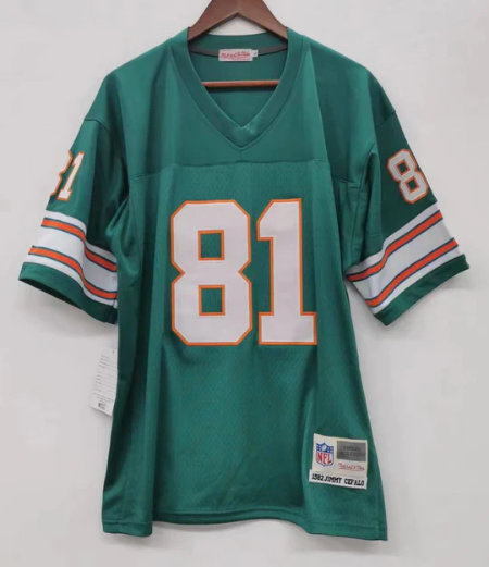 Jimmy Cefalo Miami Dolphins Jersey Mitchell & Ness product image 2, provided for visual reference and product detail review