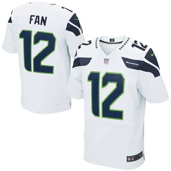 Seattle Seahawks 12 FAN Official NFL Jersey Nike white product image 1, provided for visual reference and product detail