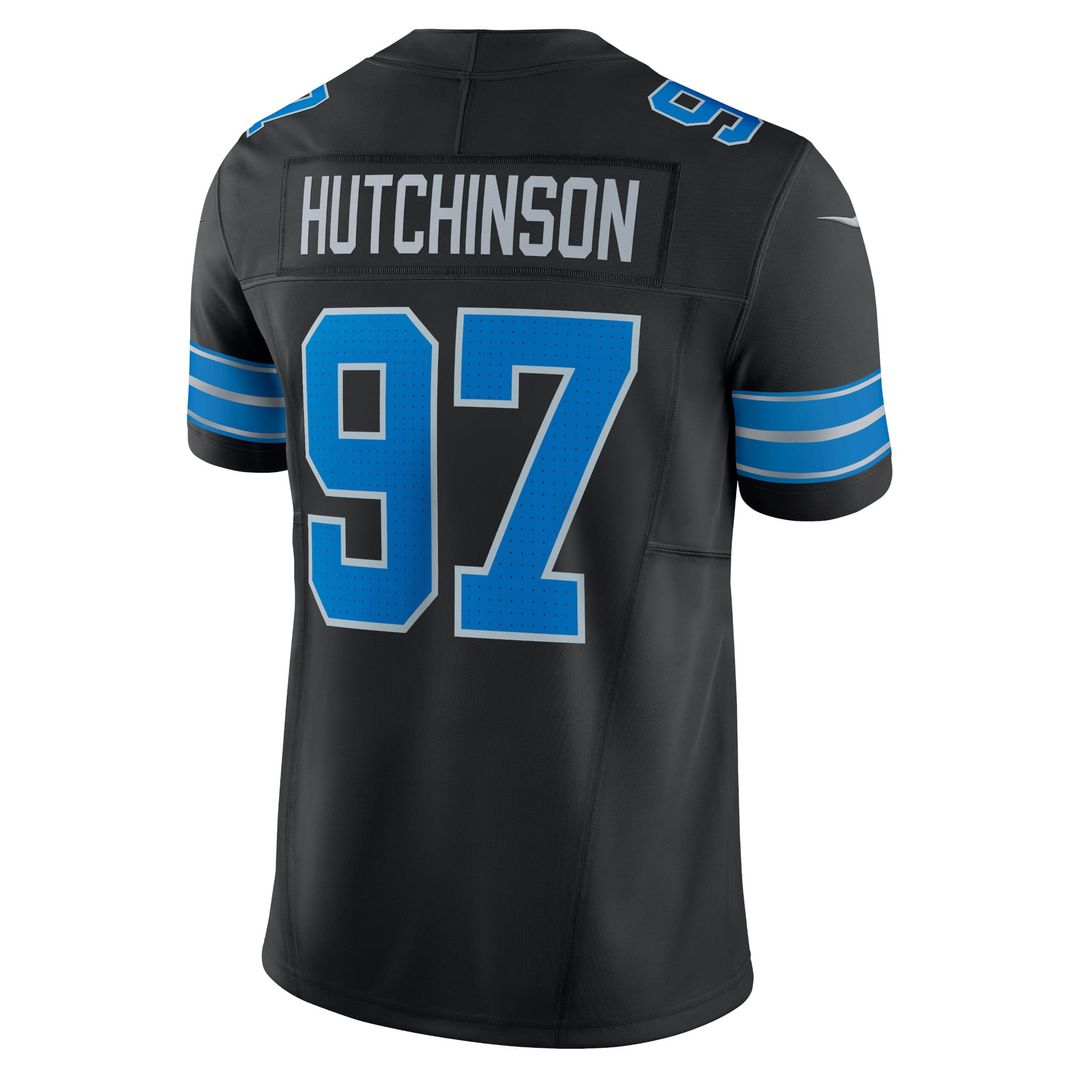 Men's Detroit Lions Aidan Hutchinson Nike Blue Vapor product image 12