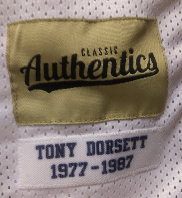 Tony Dorsett Dallas Cowboys Jersey Classic Authentics product image 5, provided for visual reference and product detail
