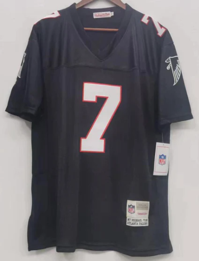 Michael Vick Atlanta Falcons Jersey Black product image 3, provided for visual reference and product detail review