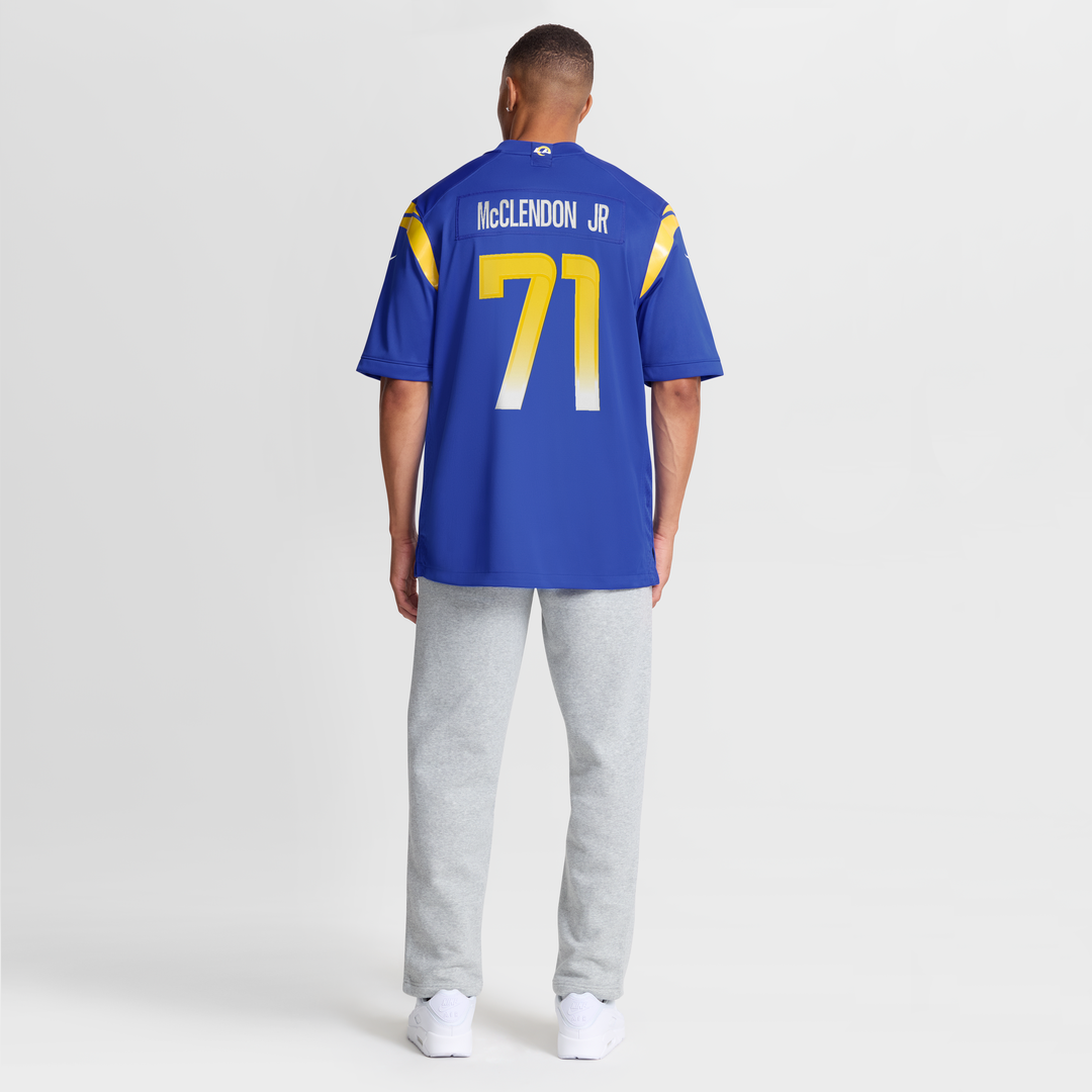Men's Los Angeles Rams Warren McClendon Jr. Nike Royal Team product image 5