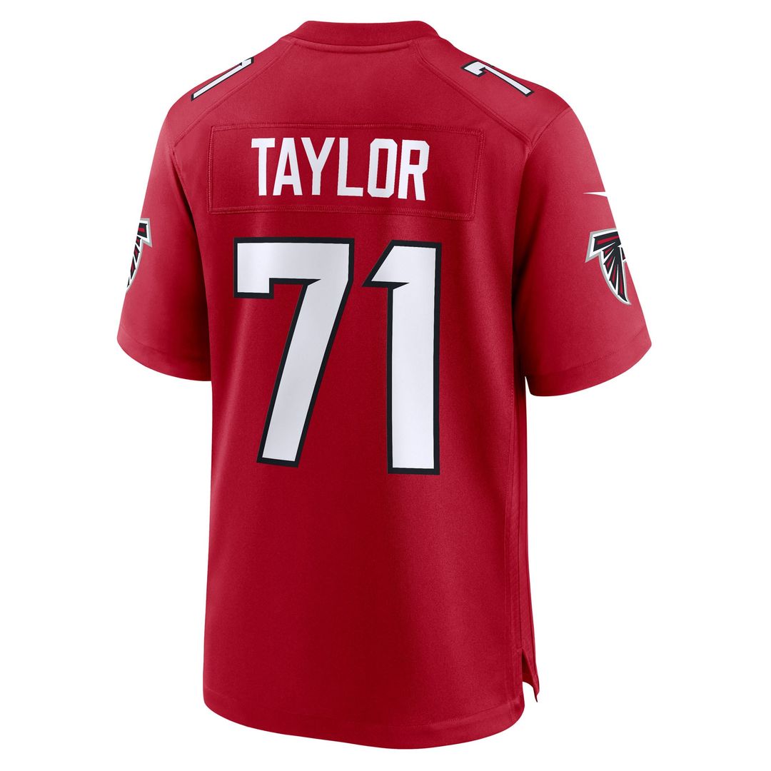 Men's Atlanta Falcons Jawaan Taylor Nike Red Team Game product image 3