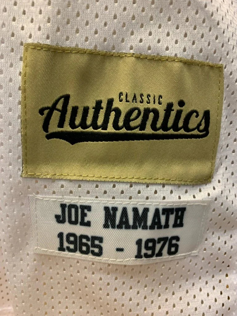 Joe Namath New York Jets Jersey Classic Authentics product image 3, provided for visual reference and product detail review