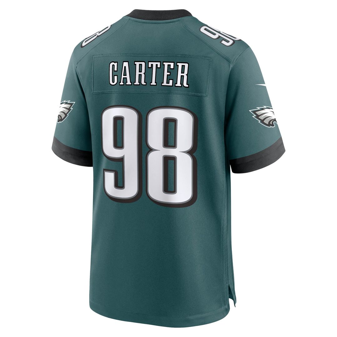 Men's Philadelphia Eagles Jalen Carter Nike Midnight Green product image 3