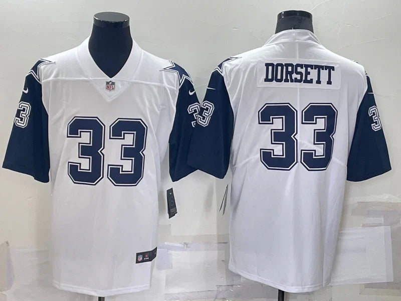 Tony Dorsett Dallas Cowboys Jersey White and blue product image 1, provided for visual reference and product detail review