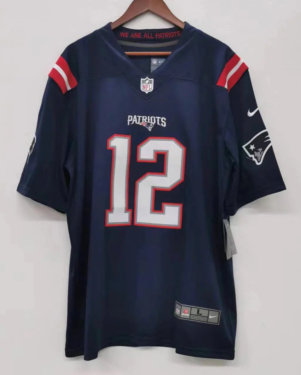 Tom Brady New England Patriots Jersey Nike product image 2, provided for visual reference and product detail review