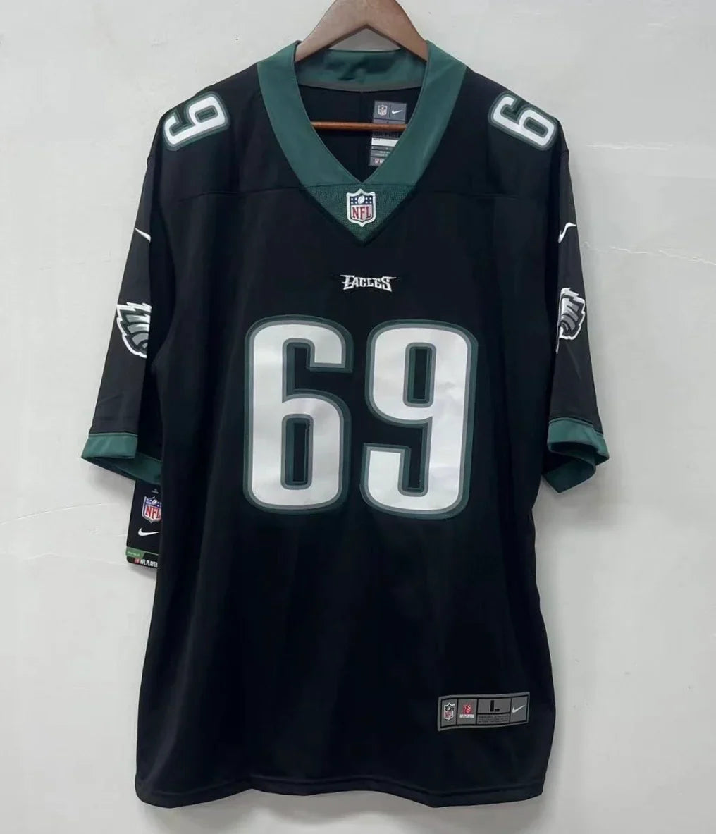Landon Dickerson Philadelphia Eagles Nike NFL Jersey Black product image 3, provided for visual reference and product detail