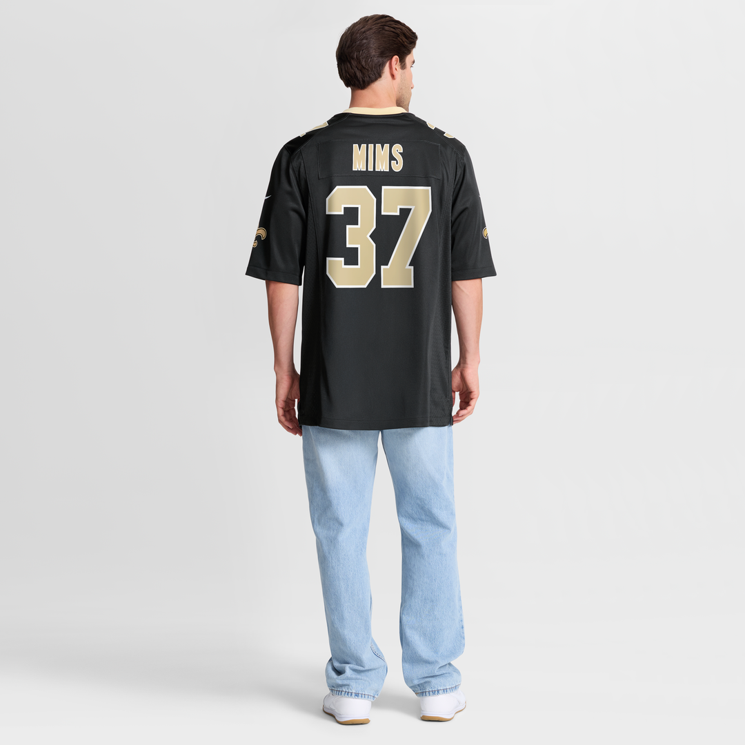 Men's New Orleans Saints Jordan Mims Nike Black Team Game product image 8