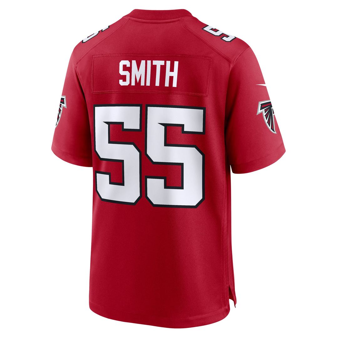 Men's Atlanta Falcons Za'Darius Smith Nike Red Team Game product image 3