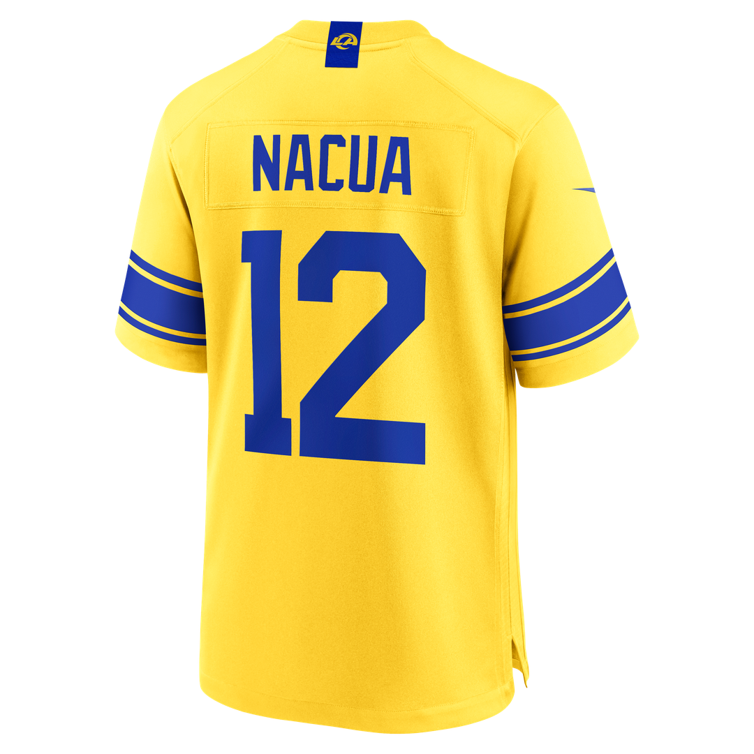 Men's Los Angeles Rams Puka Nacua Nike White Game Player product image 22