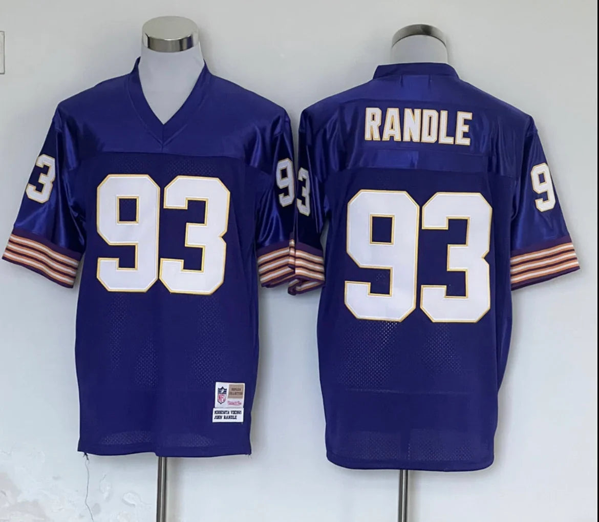 John Randle Minnesota Vikings Jersey Mitchell & Ness product image 1, provided for visual reference and product detail review