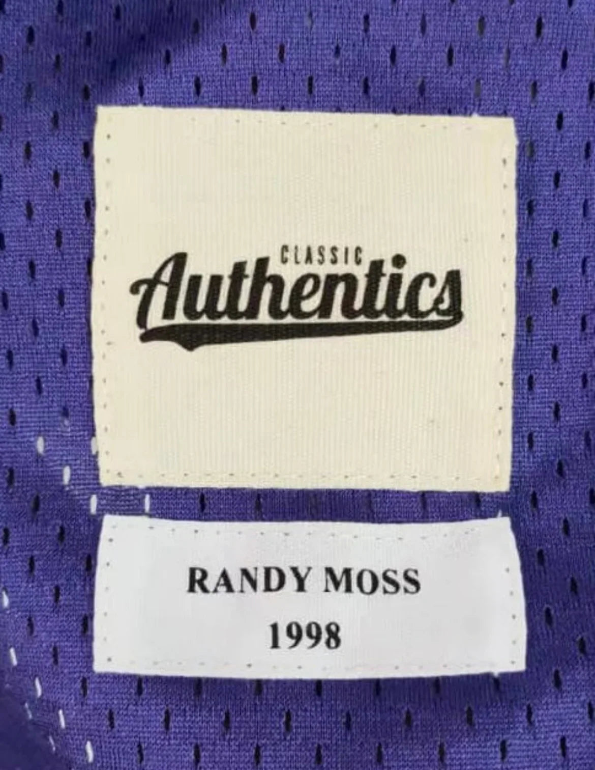 Randy Moss Minnesota Vikings Classic Authentics Jersey product image 3, provided for visual reference and product detail