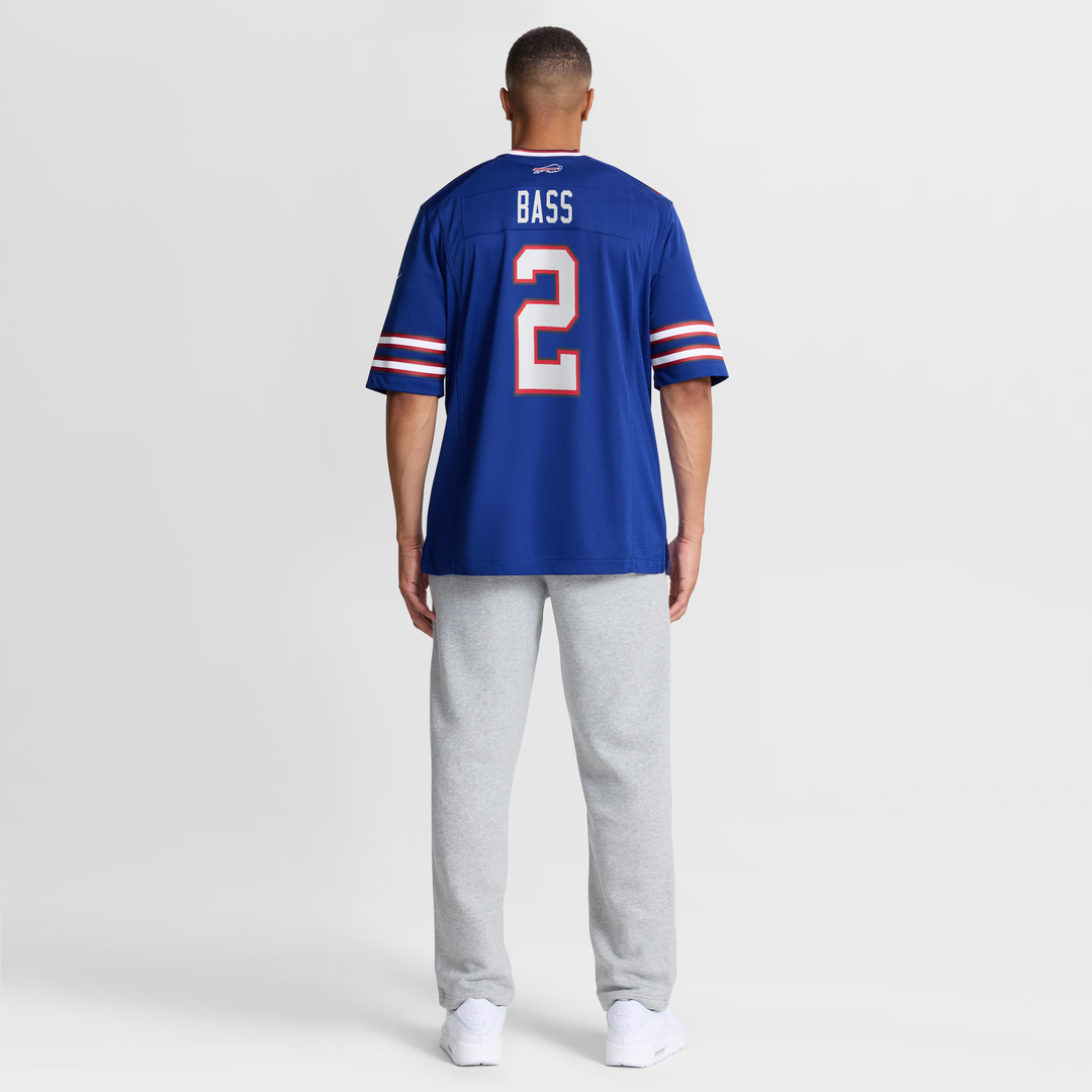 Men's Buffalo Bills Tyler Bass Nike Royal Game Player Jersey product image 8