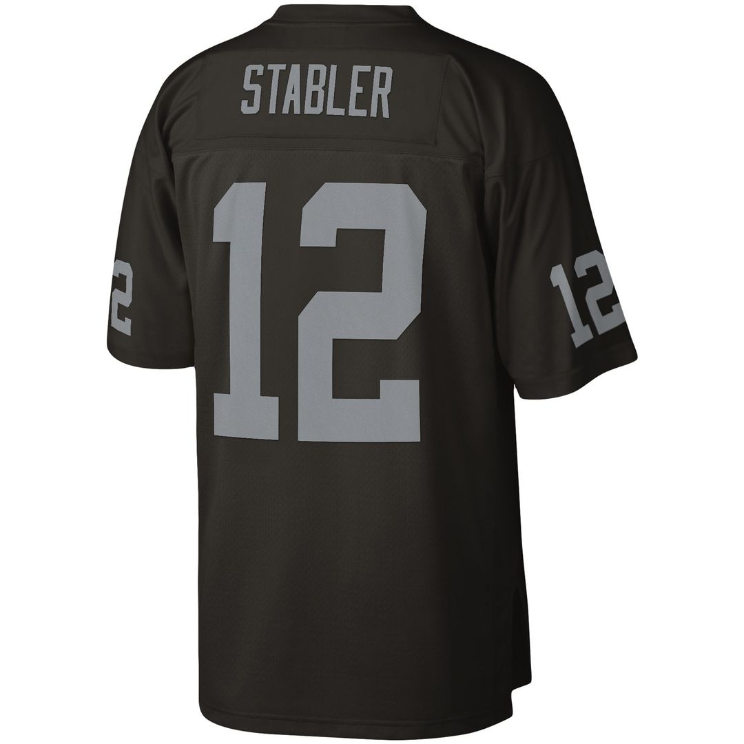 Men's Las Vegas Raiders Ken Stabler Mitchell & Ness Black product image 3