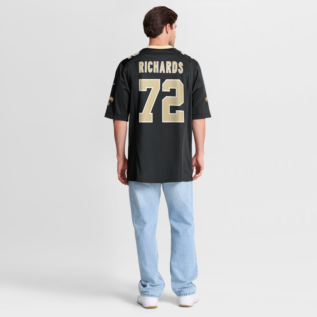 Men's New Orleans Saints Asim Richards Nike Black Team Game product image 7