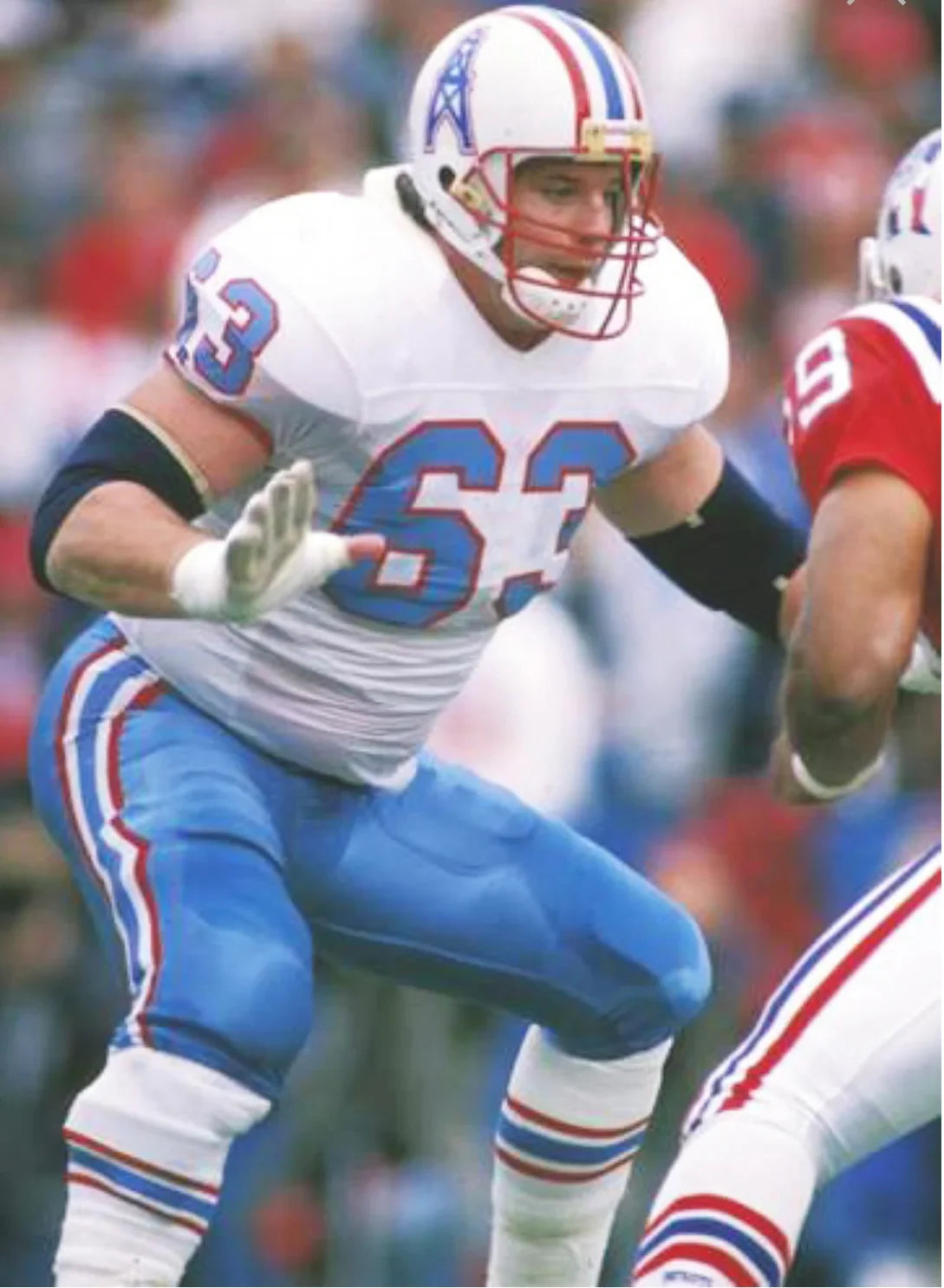 Mike Munchak Houston Oilers NFL Mitchell & Ness Jersey product image 3, provided for visual reference and product detail