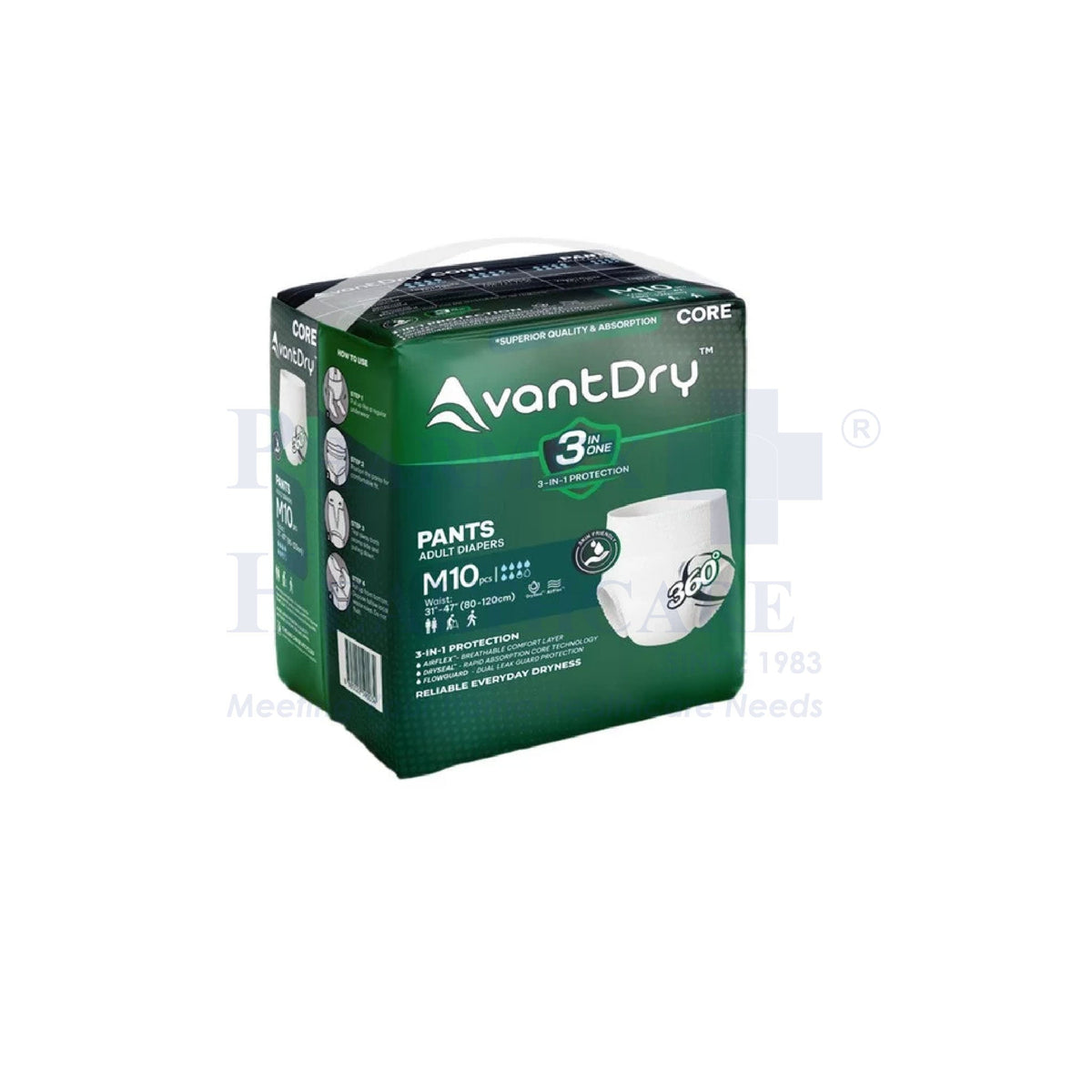 AvantDry® Core Pants Adult Diapers (3 Available Sizes)
