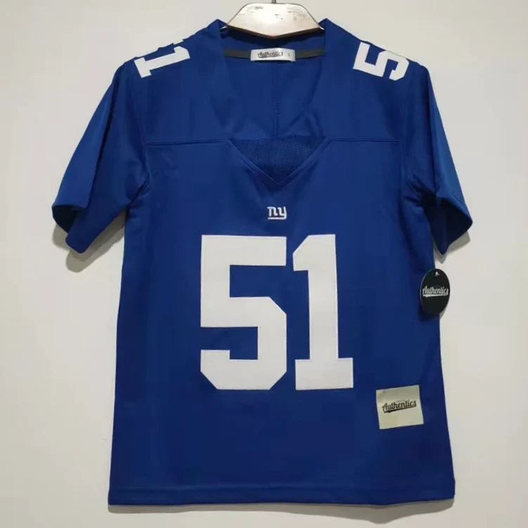 Abdul Carter New York Giants YOUTH KIDS Jersey Classic Authentics product image 2, provided for visual reference and product