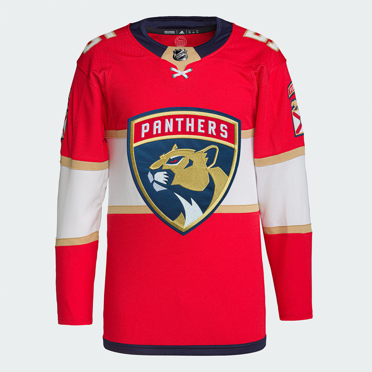 Aaron Ekblad Florida Panthers Official NHL Fanatics Jersey red product image 2, provided for visual reference and product