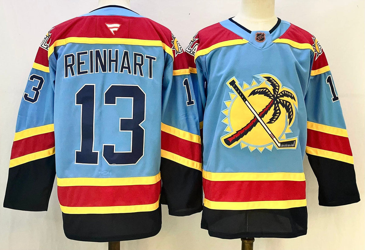 Sam Reinhart Florida Panthers Official NHL Fanatics Jersey product image 1, provided for visual reference and product detail