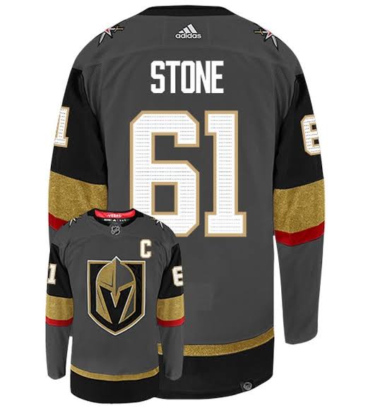 Mark Stone Las Vegas Golden Knights Official NHL Adidas Jersey product image 1, provided for visual reference and product