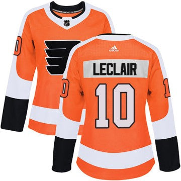 John LeClair Philadelphia Flyers Official NHL Jersey Adidas Orange product image 1, provided for visual reference and