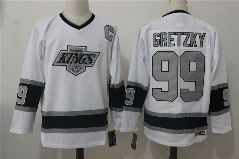 Wayne Gretzky Los Angeles Kings Official NHL CCM Jersey white product image 1, provided for visual reference and product