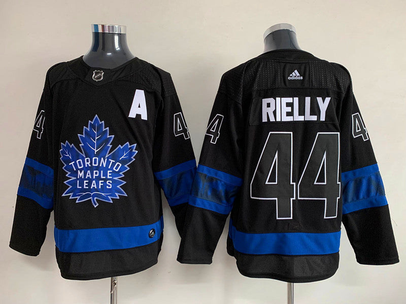 Morgan Rielly Toronto Maple Leafs Official NHL Adidas Jersey black product image 1, provided for visual reference and