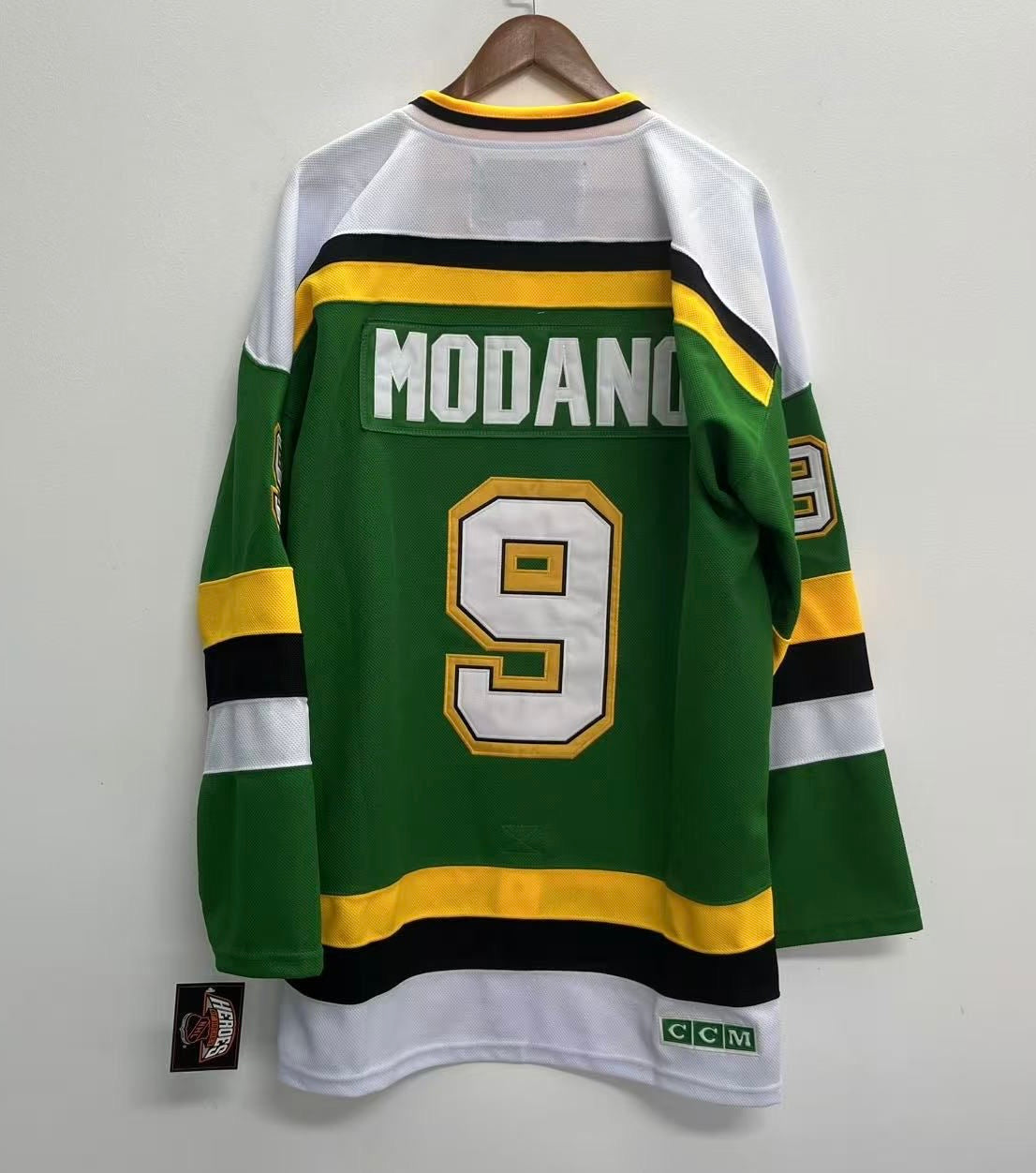 Mike Modano Minnesota North Stars Official NHL CCM Jersey product image 3, provided for visual reference and product detail