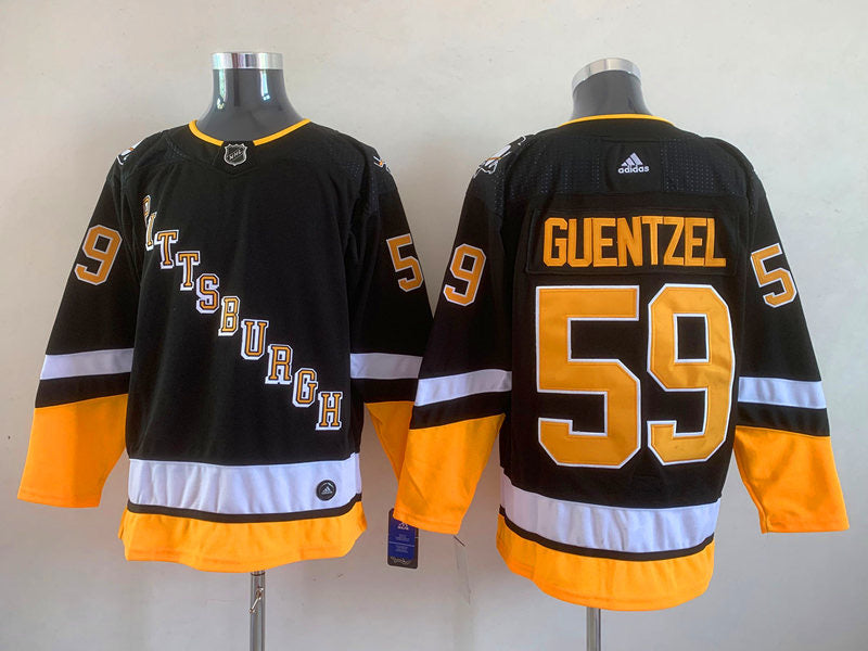 Jake Guentzel Pittsburgh Penguins Official NHL Jersey product image 1, provided for visual reference and product detail