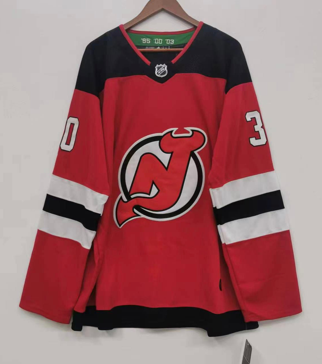 Martin Brodeur New Jersey Devils Official NHL Adidas Jersey product image 3, provided for visual reference and product