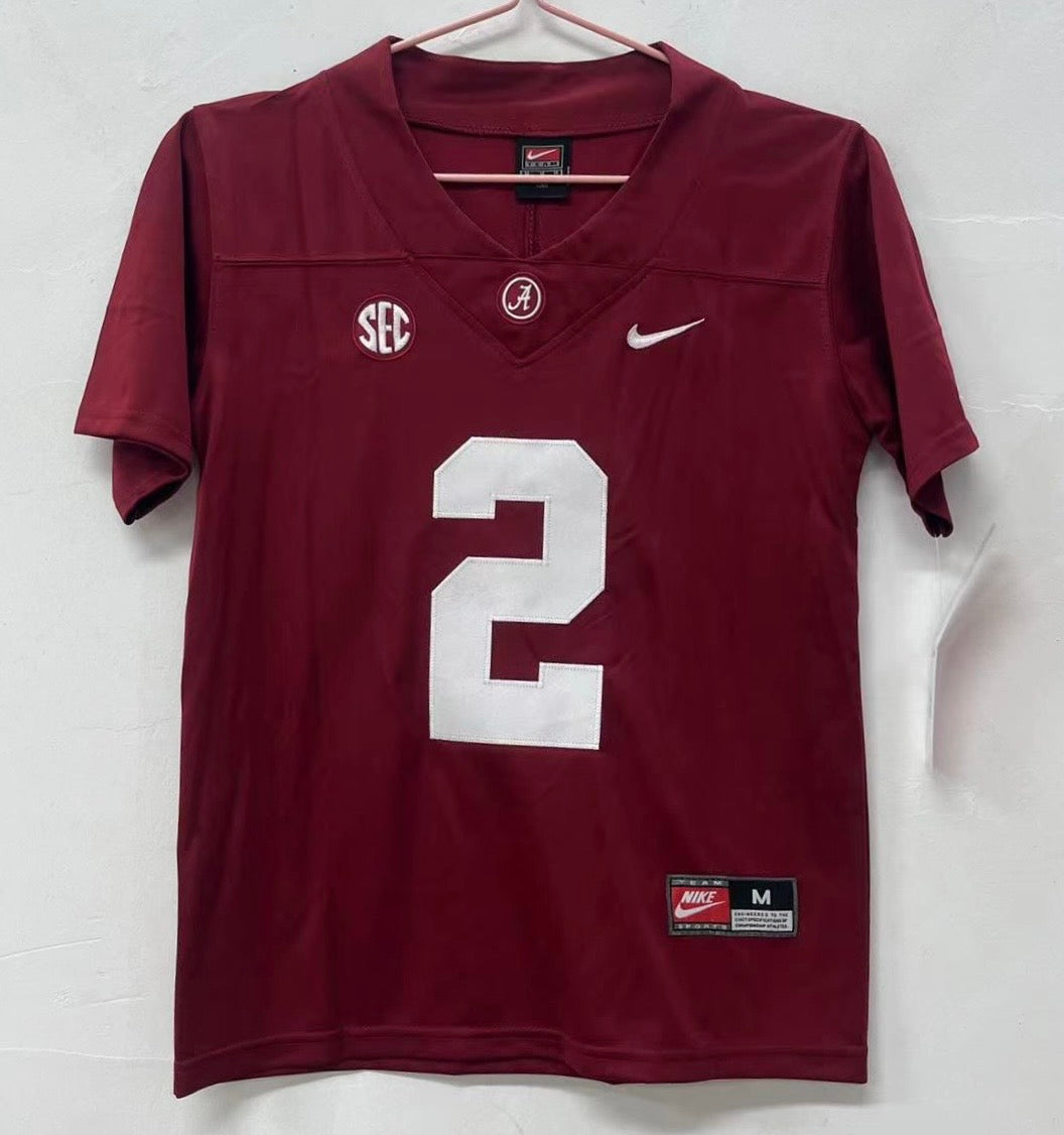 Jalen Hurts Alabama Crimson Tide YOUTH Jersey NIKE product image 2, provided for visual reference and product detail review