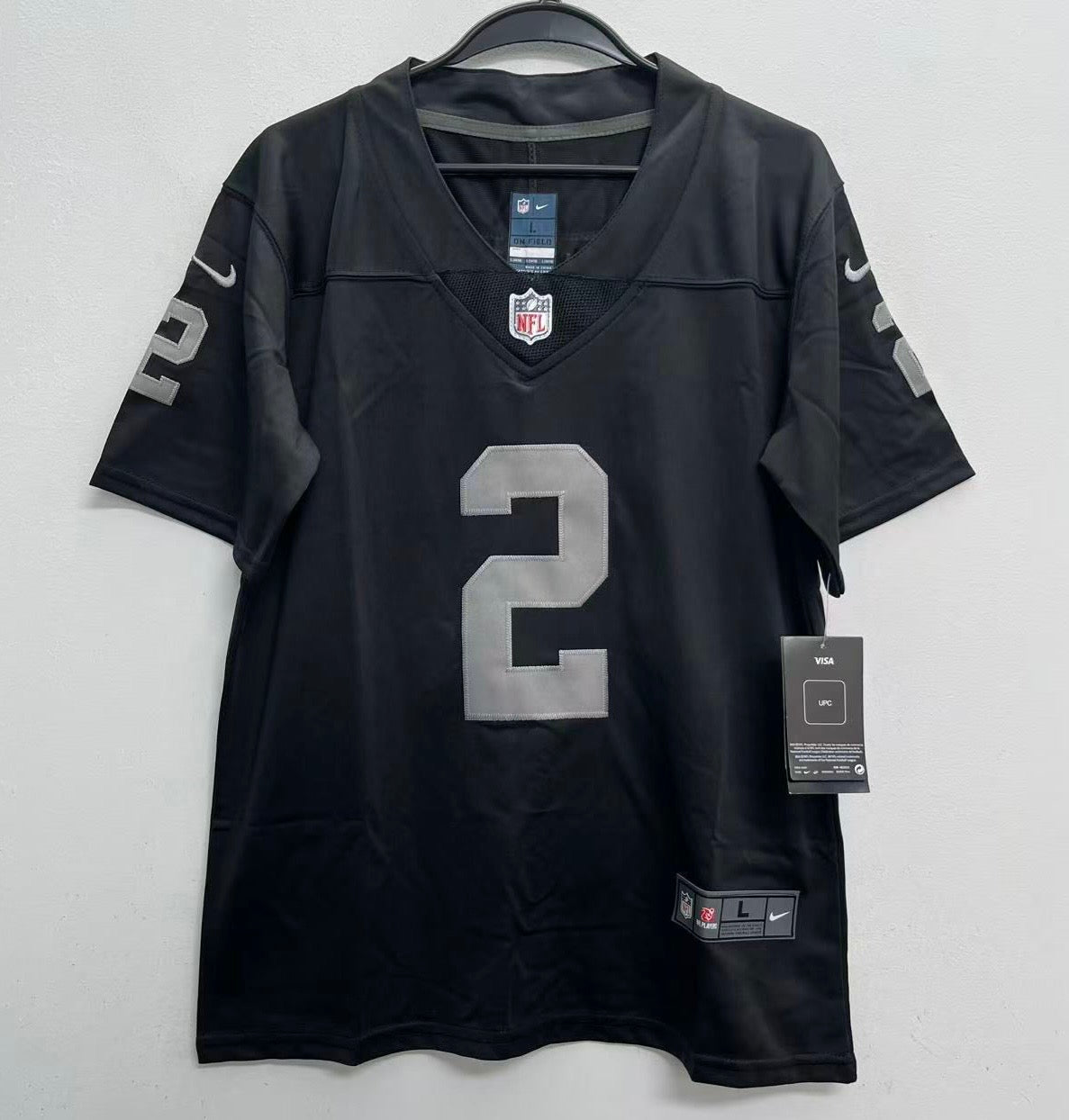 Ashton Jeanty YOUTH KIDS Las Vegas Raiders Official NFL Nike Jersey product image 2, provided for visual reference and