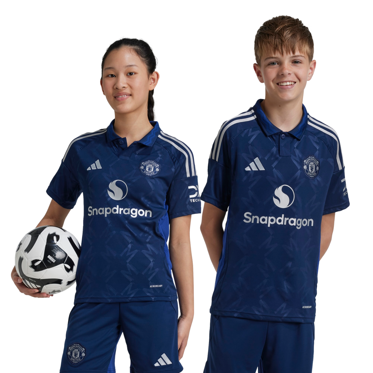 Adidas Manchester United 24/25 Youth Away Jersey product image 3, provided for visual reference and product detail review