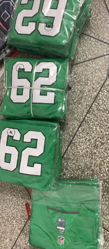 Jason Kelce Philadelphia Eagles Official NFL Nike Jersey Kelly Green stitched letters and numbers product image 4, provided