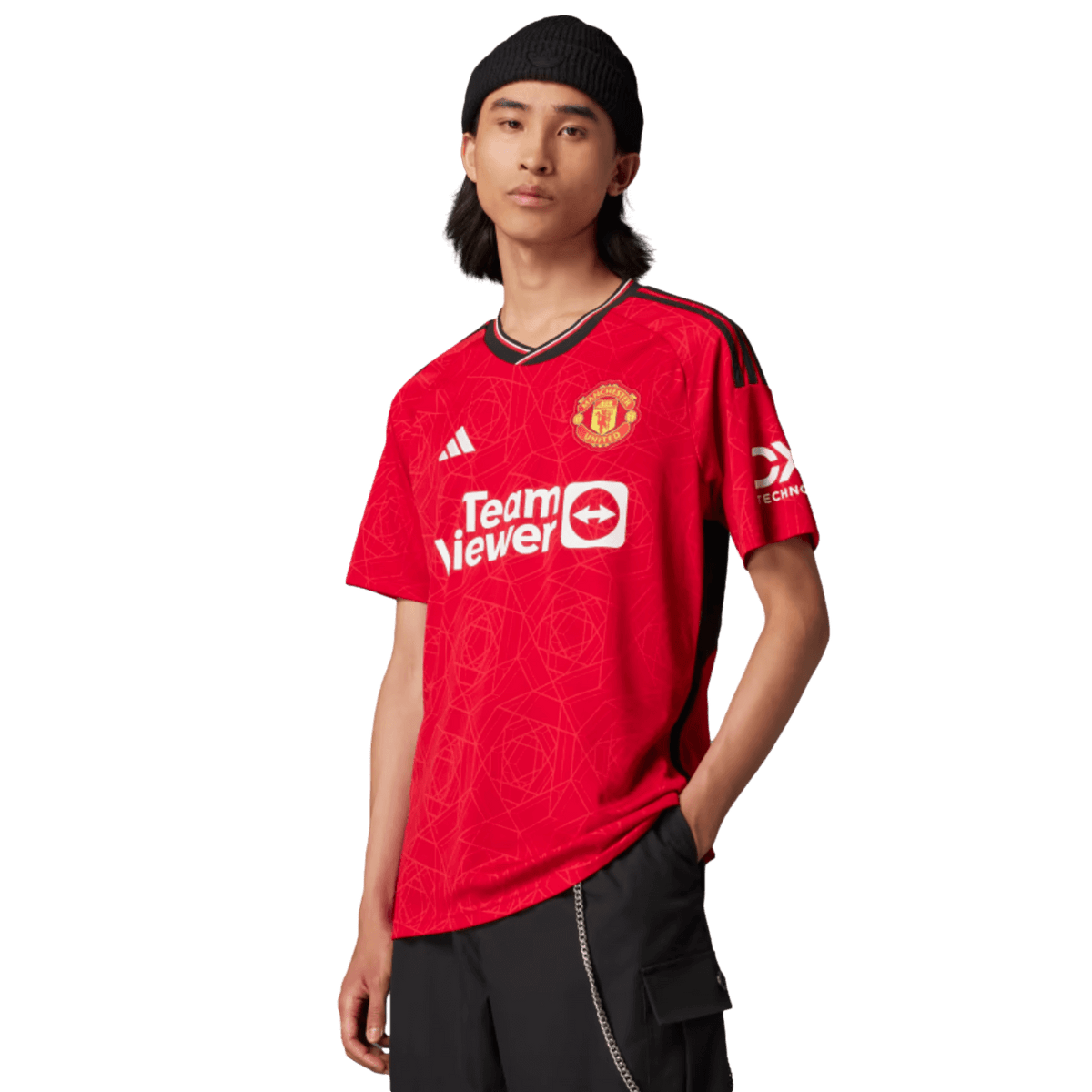 Adidas Manchester United 23/24 Home Jersey product image 3, provided for visual reference and product detail review