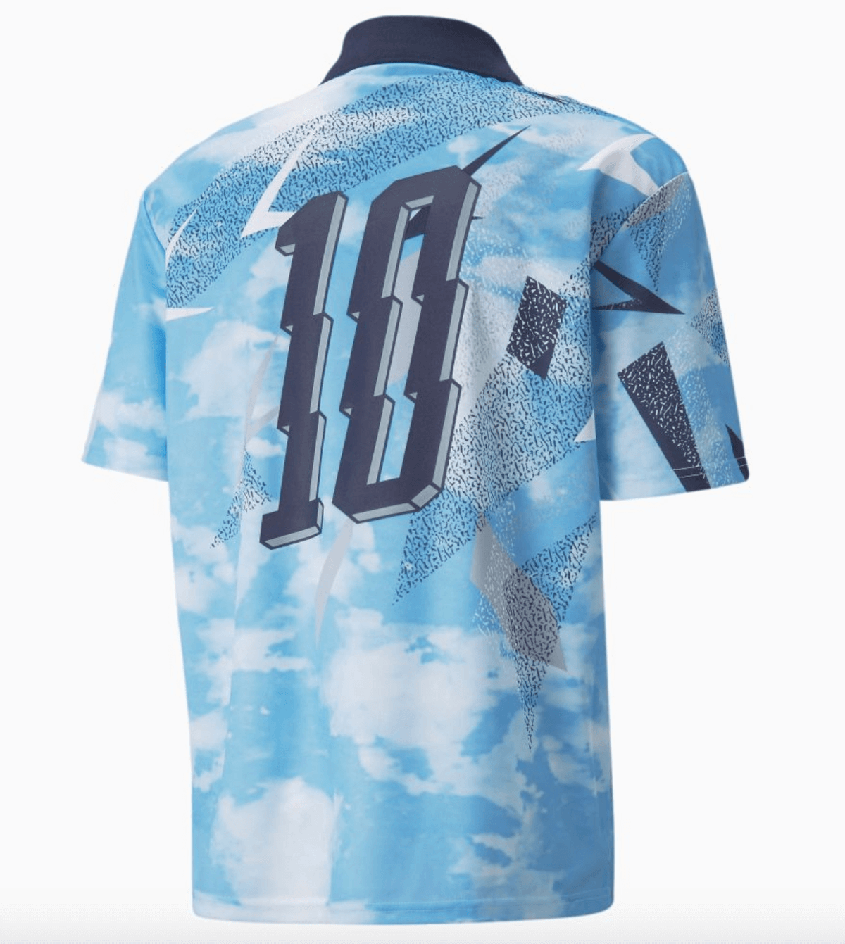 Puma Manchester City Street Soccer Jersey product image 2, provided for visual reference and product detail review