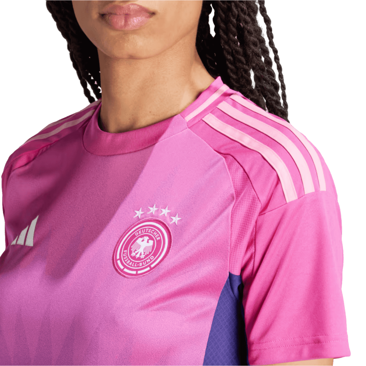 Adidas Germany 2024 Womens Away Jersey product image 4, provided for visual reference and product detail review