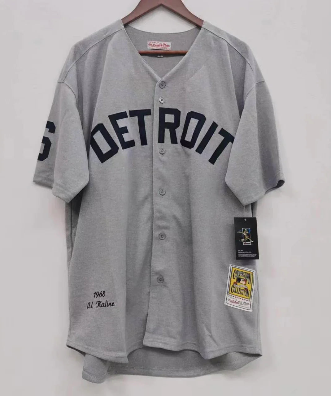 Al Kaline Detroit Tigers Jersey Mitchell & Ness product image 3, provided for visual reference and product detail review