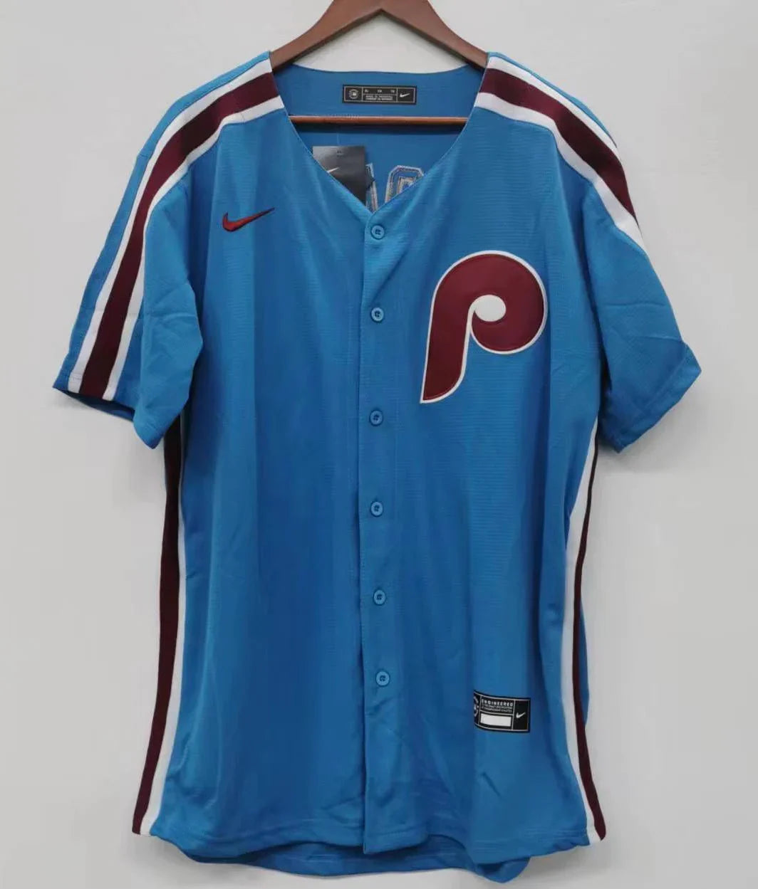 Alec Bohm Philadelphia Phillies Jersey blue product image 2, provided for visual reference and product detail review