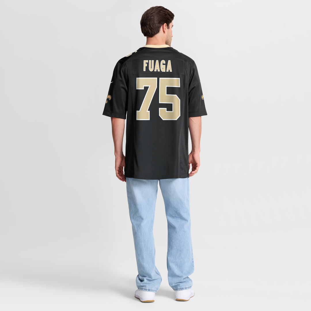 Men's New Orleans Saints Taliese Fuaga Nike Black Player product image 8
