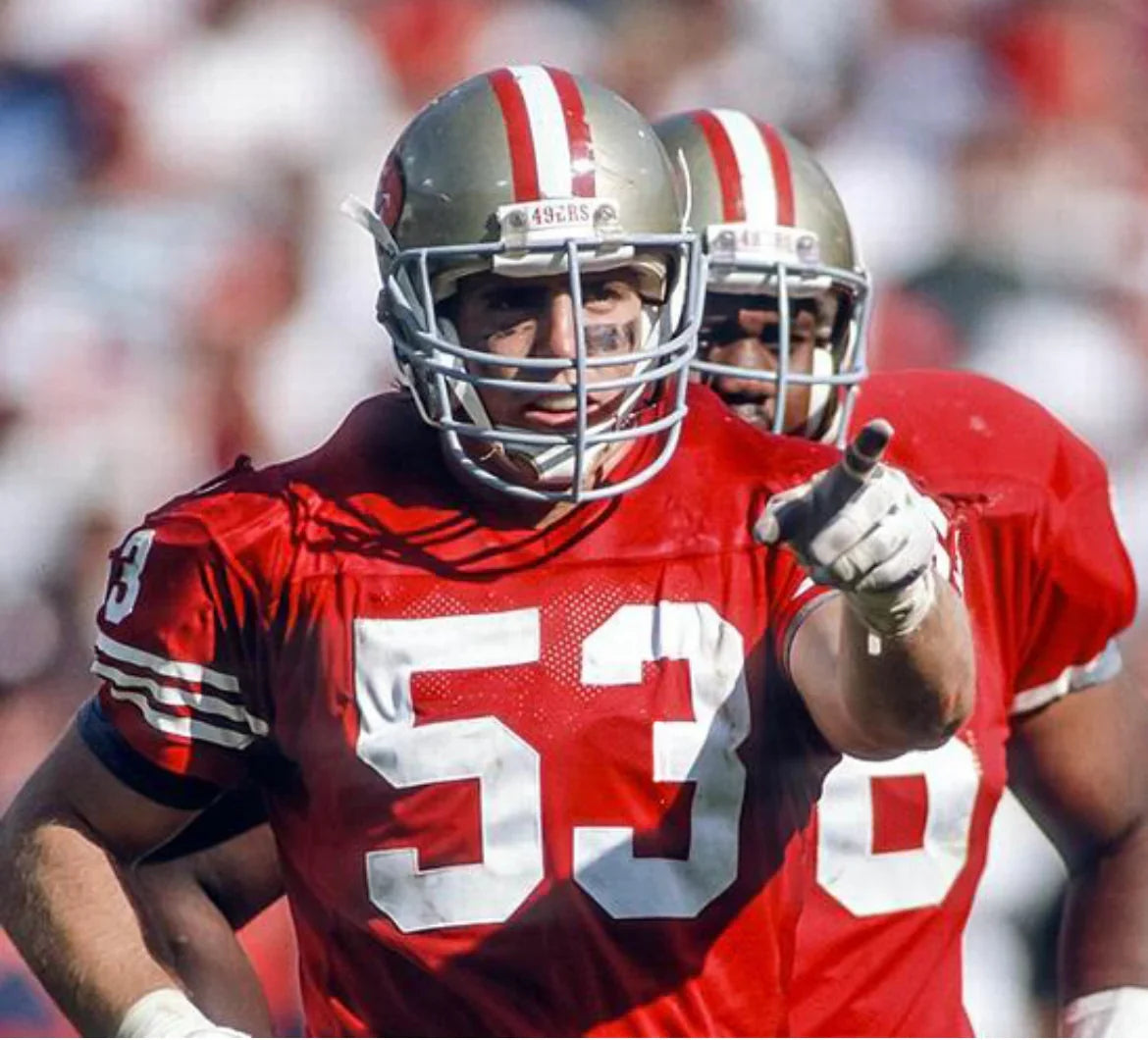 Bill Romanowski San Francisco 49ers Jersey Mitchell & Ness product image 4, provided for visual reference and product detail