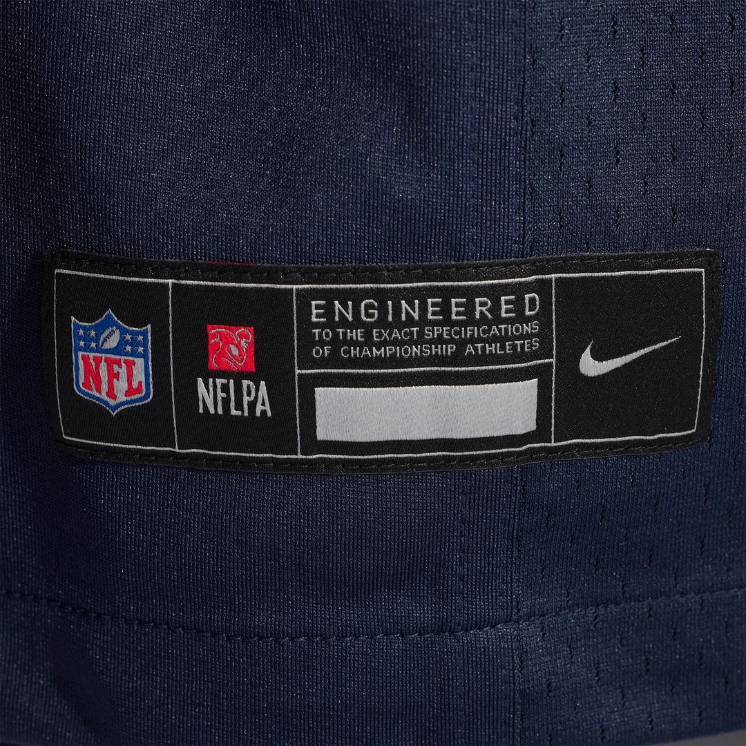 Men's Chicago Bears Case Keenum Nike Navy Team Game Jersey product image 6