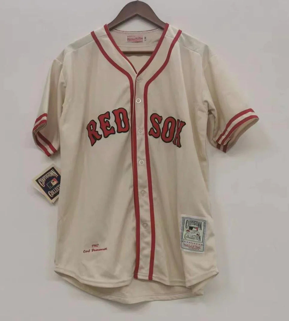 Carl Yastrzemski Boston Red Sox Jersey Mitchell & Ness product image 3, provided for visual reference and product detail
