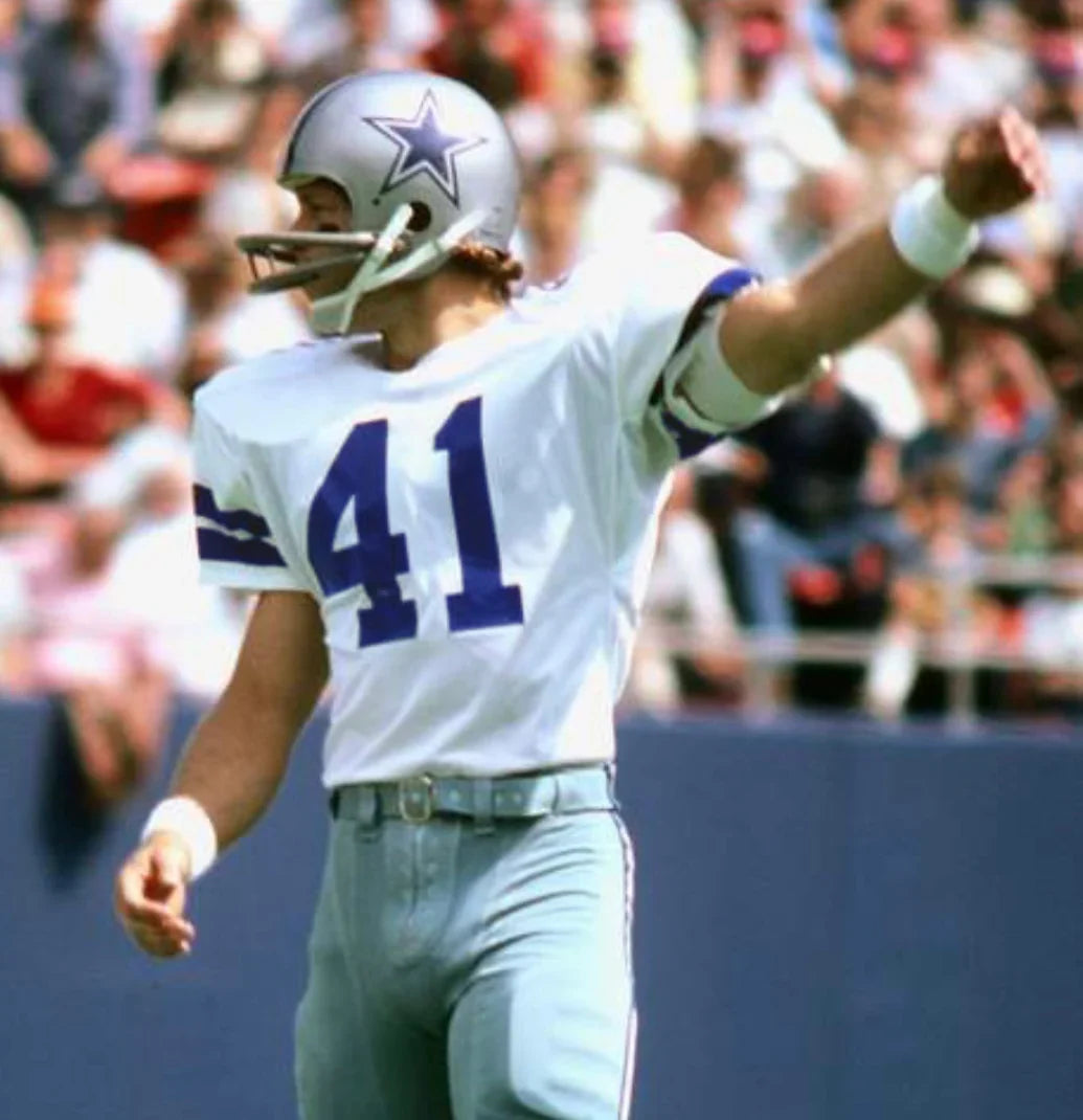 Charlie Waters 1977 Dallas Cowboys Official NFL Jersey Mitchell & Ness product image 3, provided for visual reference and