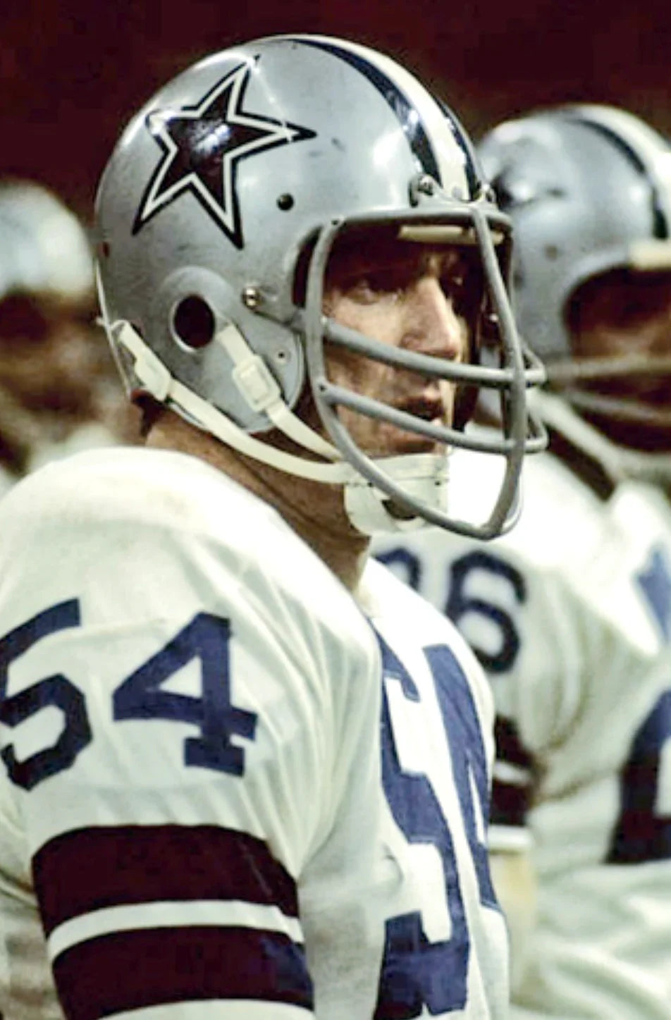 Chuck Howley Dallas Cowboys Official NFL Jersey Mitchell & Ness white product image 3, provided for visual reference and