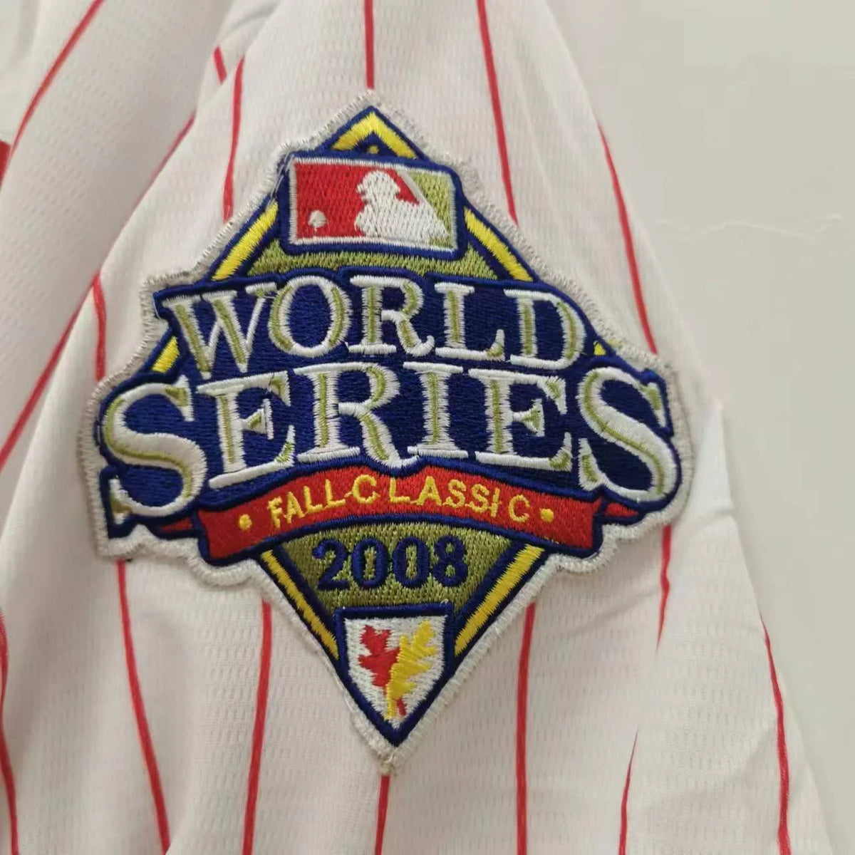 Cole Hamels Philadelphia Phillies Jersey white product image 3, provided for visual reference and product detail review