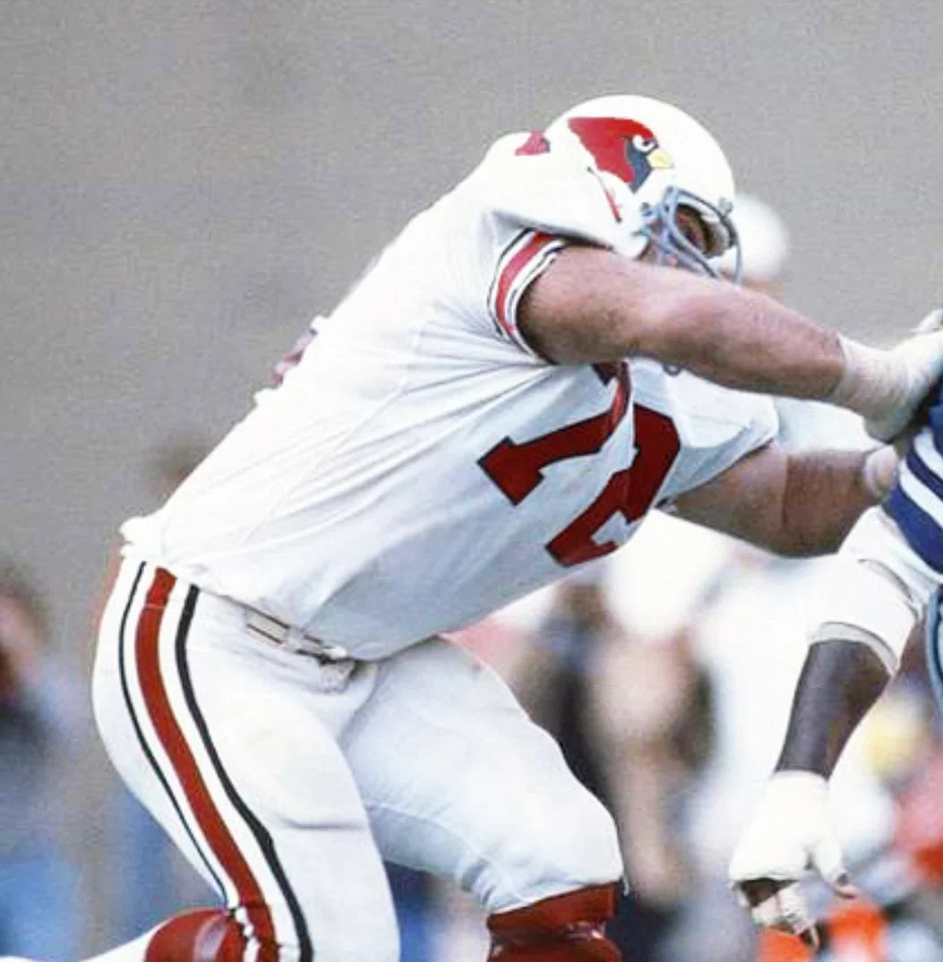 Dan Dierdorf St. Louis Cardinals NFL Mitchell & Ness Jersey white product image 4, provided for visual reference and product