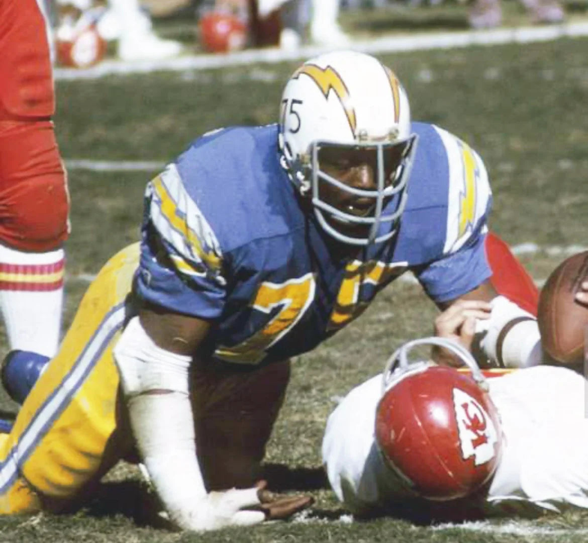 Deacon Jones San Diego Chargers NFL Mitchell & Ness Jersey product image 4, provided for visual reference and product detail